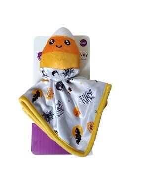 Parents Choice Baby Lovey Candy Corn Plush Security Blanket Halloween 12x12 NWT
